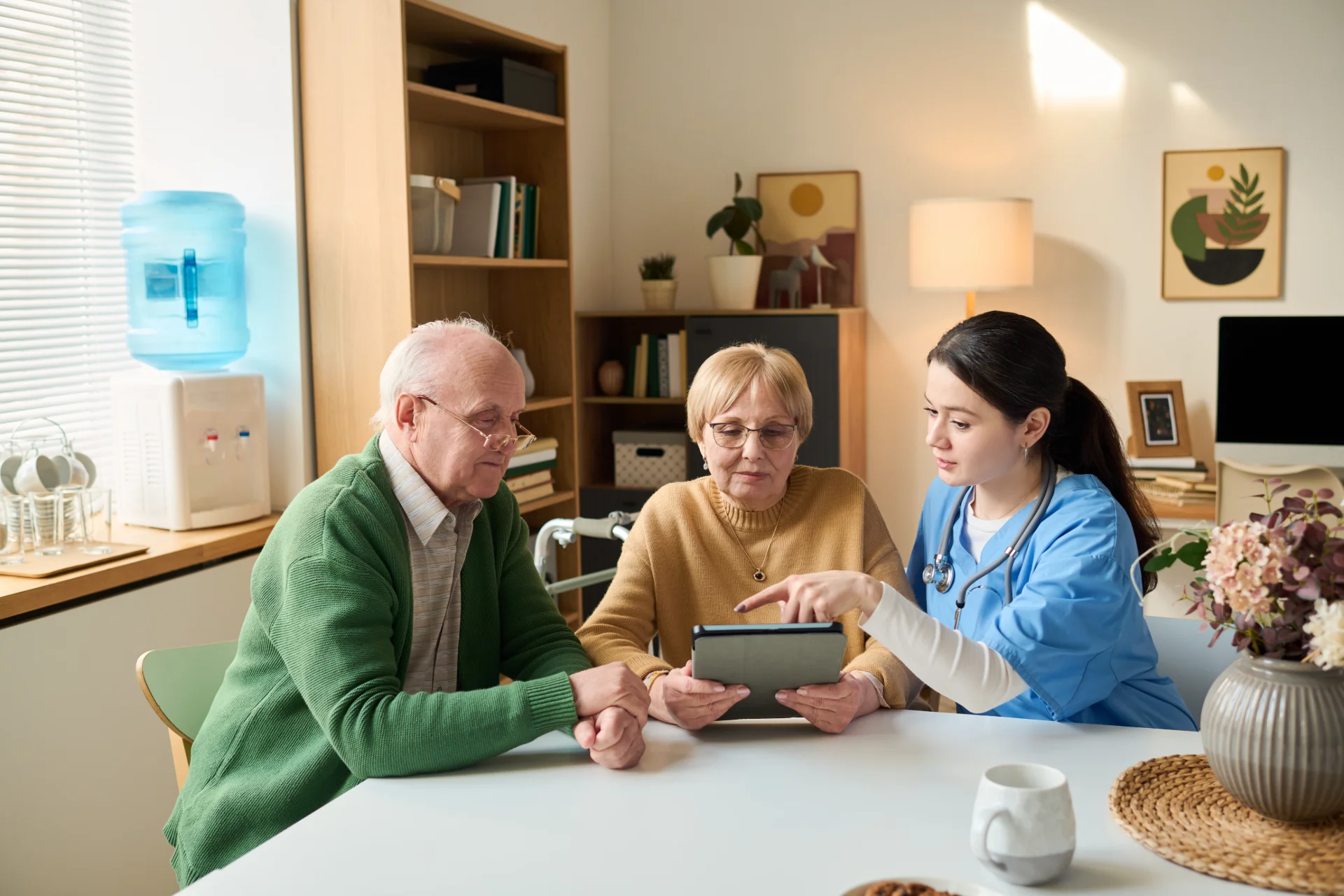 professional nurse explaining medical information 2026 05 22 20 29 26 utc